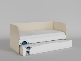 Диван-кровать Санни (Белый/корпус Клен) в Твери - tver.katalogmebeli.com | фото