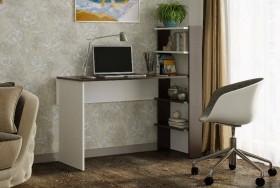 Компьютерный стол №3 (Венге/Белый) в Твери - tver.katalogmebeli.com | фото