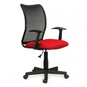 Кресло BRABIX Spring MG-307 (красно-черный) в Твери - tver.katalogmebeli.com | фото 4