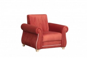 Кресло для отдыха "Порто" (микровелюр Гавайи бордо / микровельвет крем)/осн. в Твери - tver.katalogmebeli.com | фото