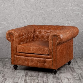 Кресло кожаное Лофт Честер (кожа буйвола) в Твери - tver.katalogmebeli.com | фото