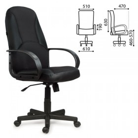 Кресло офисное BRABIX City EX-512 (черное) в Твери - tver.katalogmebeli.com | фото