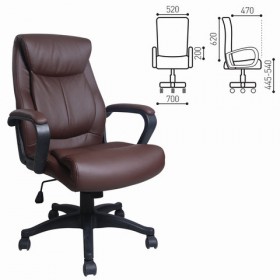 Кресло офисное BRABIX Enter EX-511 (коричневый) в Твери - tver.katalogmebeli.com | фото