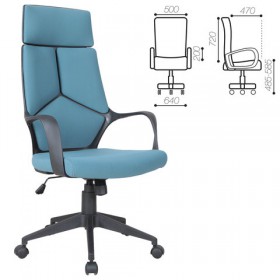 Кресло офисное BRABIX Prime EX-515 (голубая ткань) в Твери - tver.katalogmebeli.com | фото