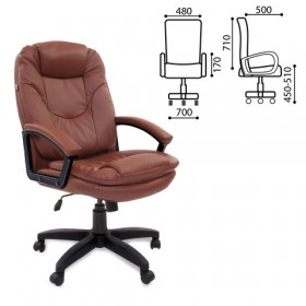 Кресло офисное BRABIX Trend EX-568 (коричневый) в Твери - tver.katalogmebeli.com | фото