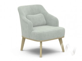 Кресло отдыха Комфорт-5 низкая спинка (бесцветный лак/FRESCA BRILLIANT) в Твери - tver.katalogmebeli.com | фото