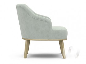 Кресло отдыха Комфорт-5 низкая спинка (бесцветный лак/FRESCA BRILLIANT) в Твери - tver.katalogmebeli.com | фото 2
