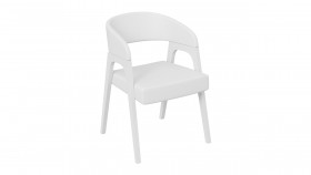 Кресло «Техас 1» (Белый матовый/Экокожа Белый №66) в Твери - tver.katalogmebeli.com | фото