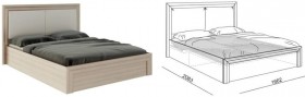 Кровать 1,6 Глэдис (М32) с подъемным механизмом Распродажа в Твери - tver.katalogmebeli.com | фото 2