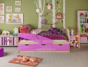 Кровать детская 1,8м Дельфин (Сиреневый металлик) в Твери - tver.katalogmebeli.com | фото