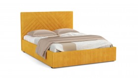 Кровать Гамма ш. 1400 (с основанием для хранения) (велюр тенерифе куркума) в Твери - tver.katalogmebeli.com | фото