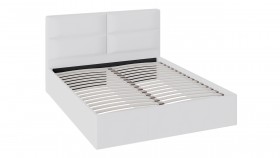 Кровать «Глосс» с мягкой обивкой тип 1 (1600) (Белая) в Твери - tver.katalogmebeli.com | фото