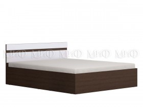 Кровать Нэнси 1,4м (Венге/Белый глянец) в Твери - tver.katalogmebeli.com | фото