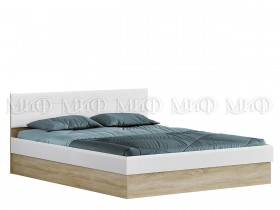 Кровать с подъемным механизмом 1,4 спальня Фортуна (Дуб сонома/белый глянец) в Твери - tver.katalogmebeli.com | фото