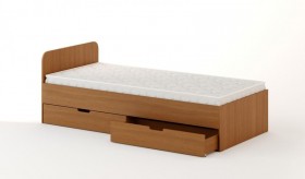 Кровать с ящиками 900 (Бук темный) в Твери - tver.katalogmebeli.com | фото