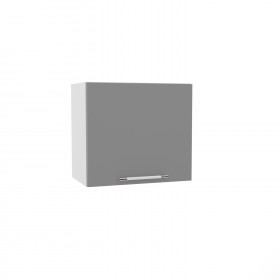 Квадро ВПГ 500 шкаф верхний горизонтальный высокий (Ваниль кожа/корпус Серый) в Твери - tver.katalogmebeli.com | фото