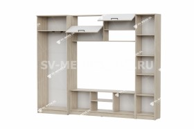 Мебель для гостиной МГС 3 Исполнение 1 Дуб Сонома / Белый в Твери - tver.katalogmebeli.com | фото 3
