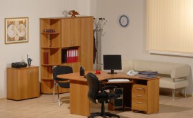 Мебель для персонала Рубин 42 Светлый миланский орех в Твери - tver.katalogmebeli.com | фото 2