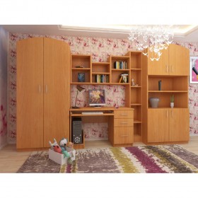 Детская Мишутка Комплект мебели (Вишня оксфорд) в Твери - tver.katalogmebeli.com | фото