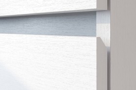 Модульная система "Токио" Тумба прикроватная Белый текстурный / Белый текстурный в Твери - tver.katalogmebeli.com | фото 4