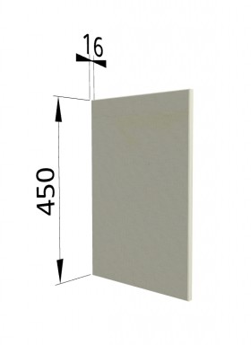 Панель торцевая (для шкафа горизонтального высокого) ВПГ Квадро (Ваниль кожа) в Твери - tver.katalogmebeli.com | фото
