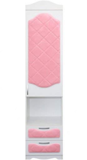 Пенал с ящиками серии Иллюзия 36 Светло-розовый в Твери - tver.katalogmebeli.com | фото