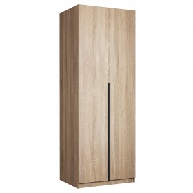 Шкаф 2-х дверный Локер "гармошка" Дуб Сонома (полки) в Твери - tver.katalogmebeli.com | фото