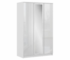 Шкаф 3-х дверный СБ-2493 Медея (Белый/Белый глянец) в Твери - tver.katalogmebeli.com | фото