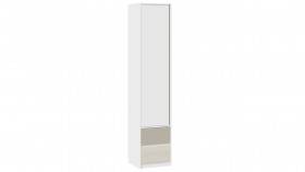 Шкаф для белья комбинированный «Сканди» Дуб Гарден/Белый/Глиняный серый в Твери - tver.katalogmebeli.com | фото
