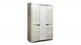 Шкаф для одежды "Лючия" (3-х дв.) (венге / белый) в Твери - tver.katalogmebeli.com | фото