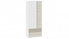Шкаф для одежды комбинированный «Сканди» Дуб Гарден/Белый/Глиняный серый в Твери - tver.katalogmebeli.com | фото