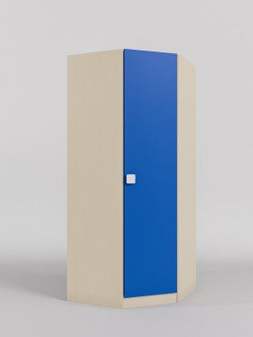 Шкаф угловой (угловая секция) Скай (Синий/корпус Клен) в Твери - tver.katalogmebeli.com | фото