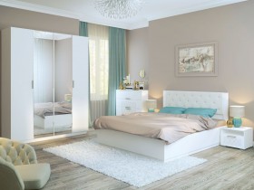 Спальня Тиффани (Белый текстурный) в Твери - tver.katalogmebeli.com | фото