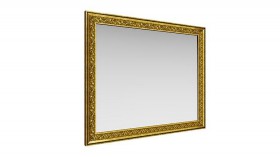 Зеркало навесное "Айрум"/(дуб кальяри / профиль: золото с орнаментом) в Твери - tver.katalogmebeli.com | фото